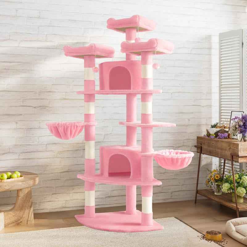 Corner Cat Tree Space Saver Indoor Cats