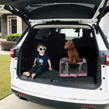 Large Pet Carrier for Travel: Soft-Sided Cat & Dog Carrier