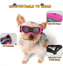 Dog Goggles for Small Breeds - Stylish Eye Protection