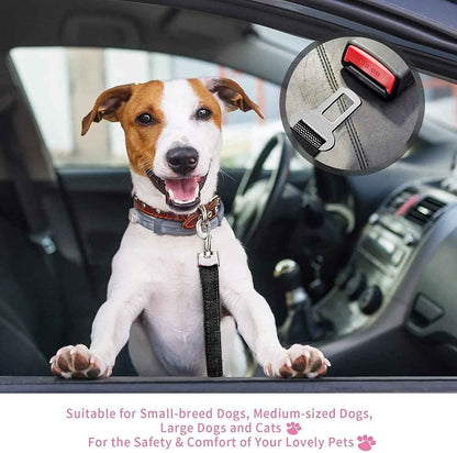 Adjustable Pet Safety Seatbelt Harness for Cars