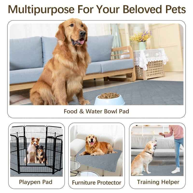 XAKING Washable Pet Pee Pads 2-Pack - Leak-Proof, Non-Slip