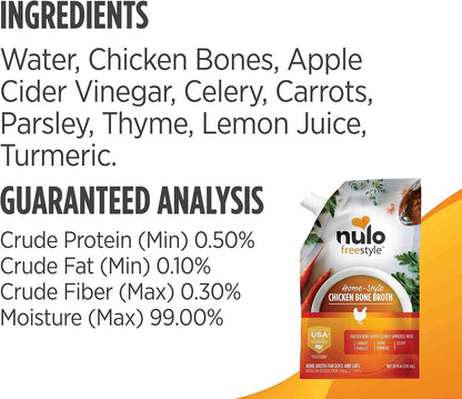 Nulo Freestyle Bone Broth Topper - Boost Skin & Coat Health