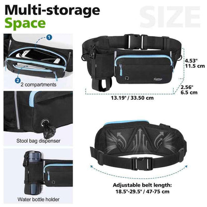 Hands-Free Dual Bungee Dog Leash: Walk Two Dogs Effortlessly