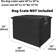 Dog Crate Cover 48 Inch, Large Dog Kennel Cover for Cages - HuckMB Pet Supply