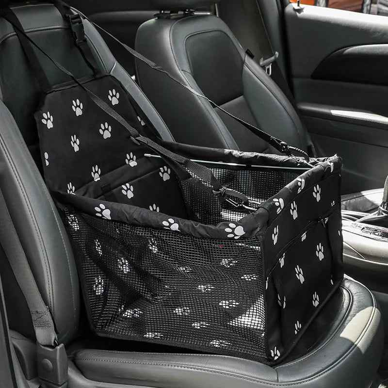 Foldable Dog Car Seat Cover: Secure Travel Hammock