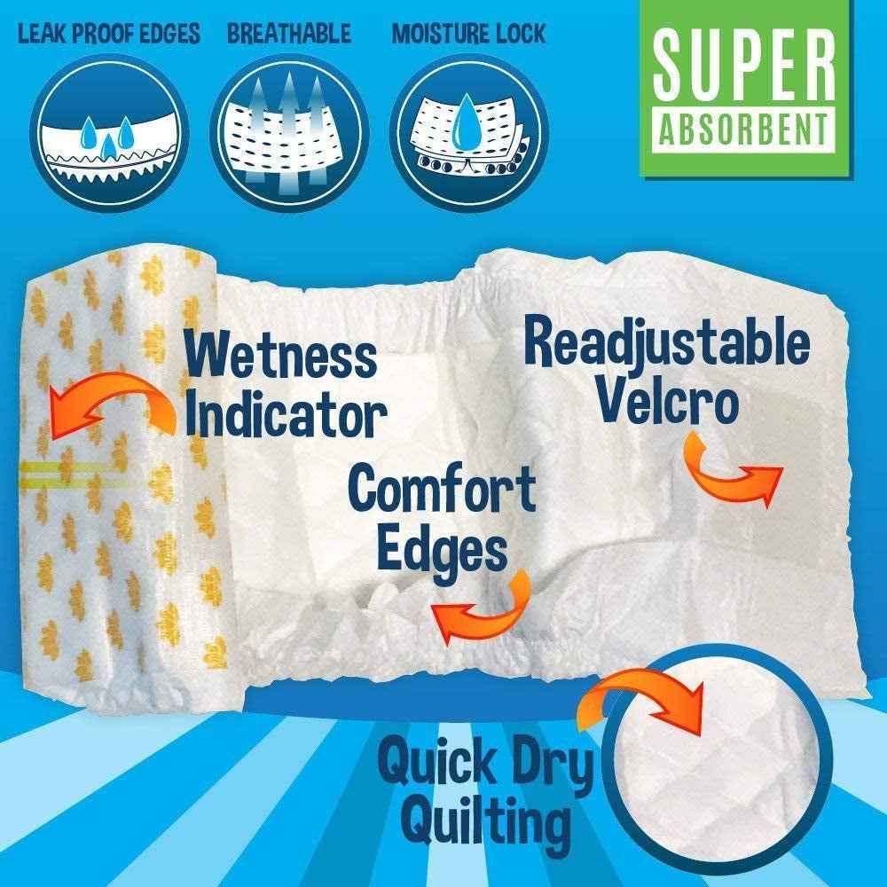 Leak-Proof Small Male Dog Diapers with Absorbent Comfort