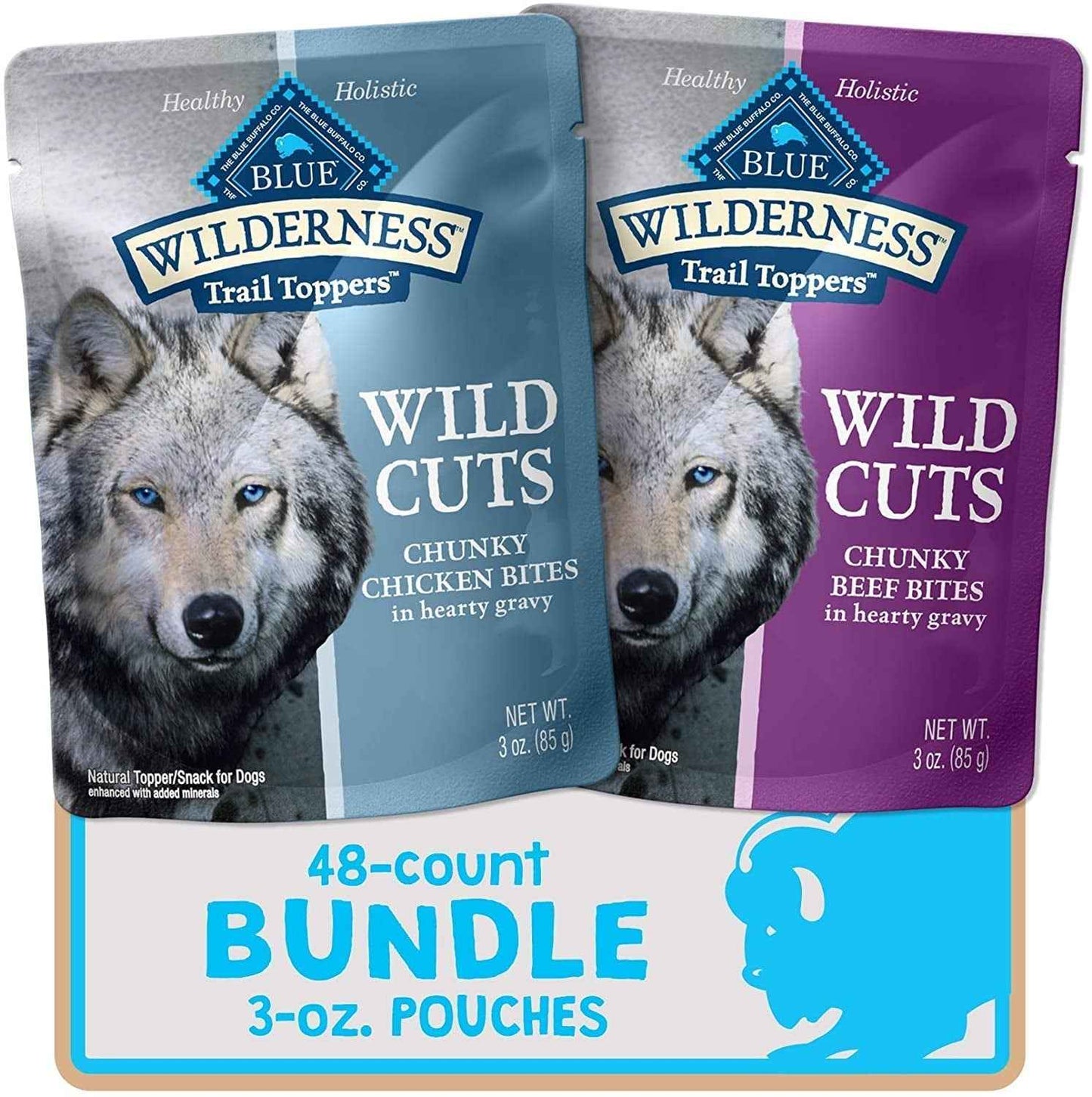 Blue Wilderness High Protein Dog Food Toppers Chicken & Beef