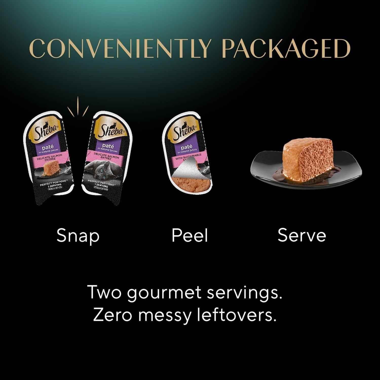 Sheba Perfect Portions Wet Cat Food – Nutritious Pate Meals