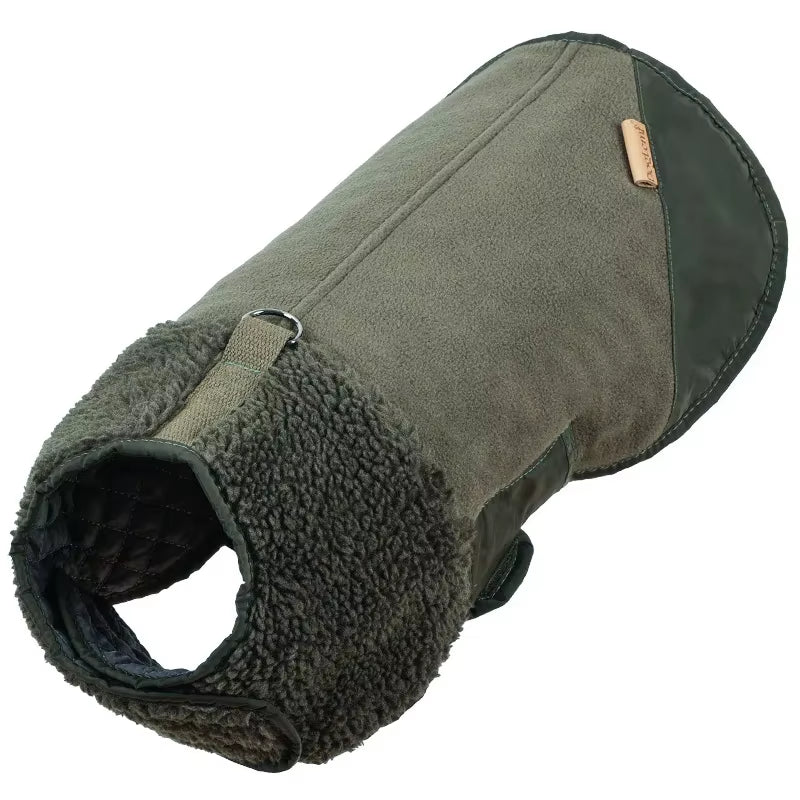 Warm Fleece Dog Jacket: Cozy Winter Coat for All Dogs - HuckMB Pet Supply