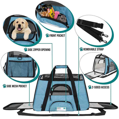Airline Pet Carrier for Cats and Small Dogs