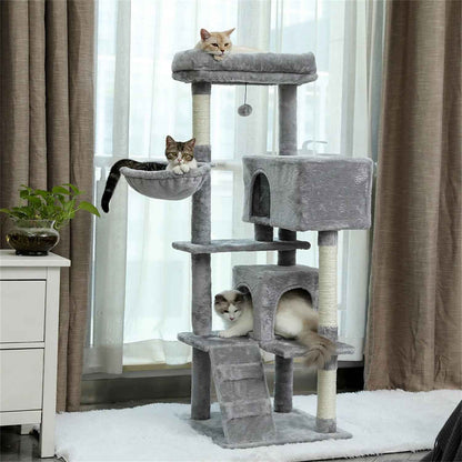 Large Cat Tree with Scratching Posts