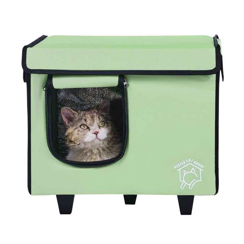 Heated Cat House Winter Protection