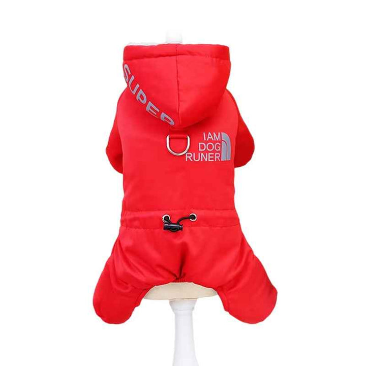 Winter Waterproof Dog Coat: Reflective Hoodie for Small Pets