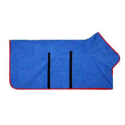 Quick Drying Absorbent Dog Bathrobe Towel for Pets