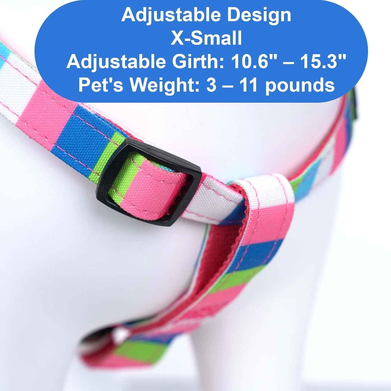 Pawtitas Adjustable Extra Small Dog Harness for Puppies