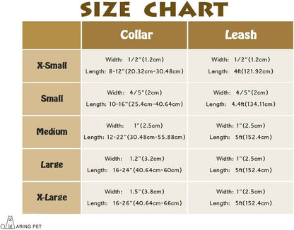 Soft Velvet Dog Collar & Leash Set - Adjustable & Comfy