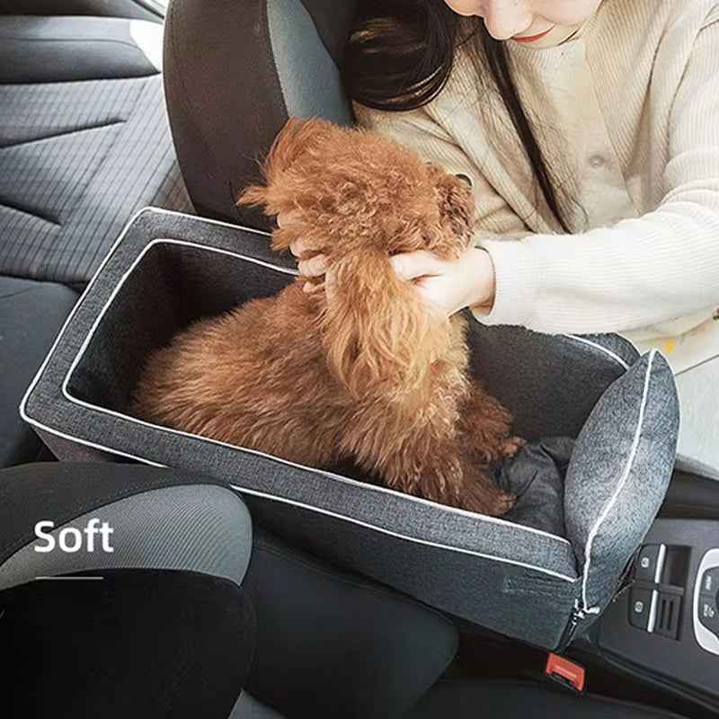 Portable Dog Car Seat for Safe Pet Travel - Small Breeds