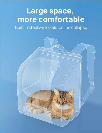Pecute Cat Backpack Carrier, Large Space Cat Bubble Backpack