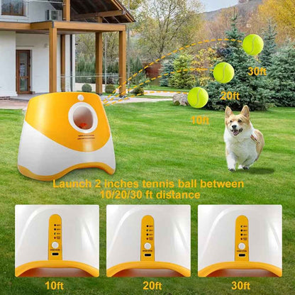 Automatic Dog Ball Launcher with Adjustable Distances