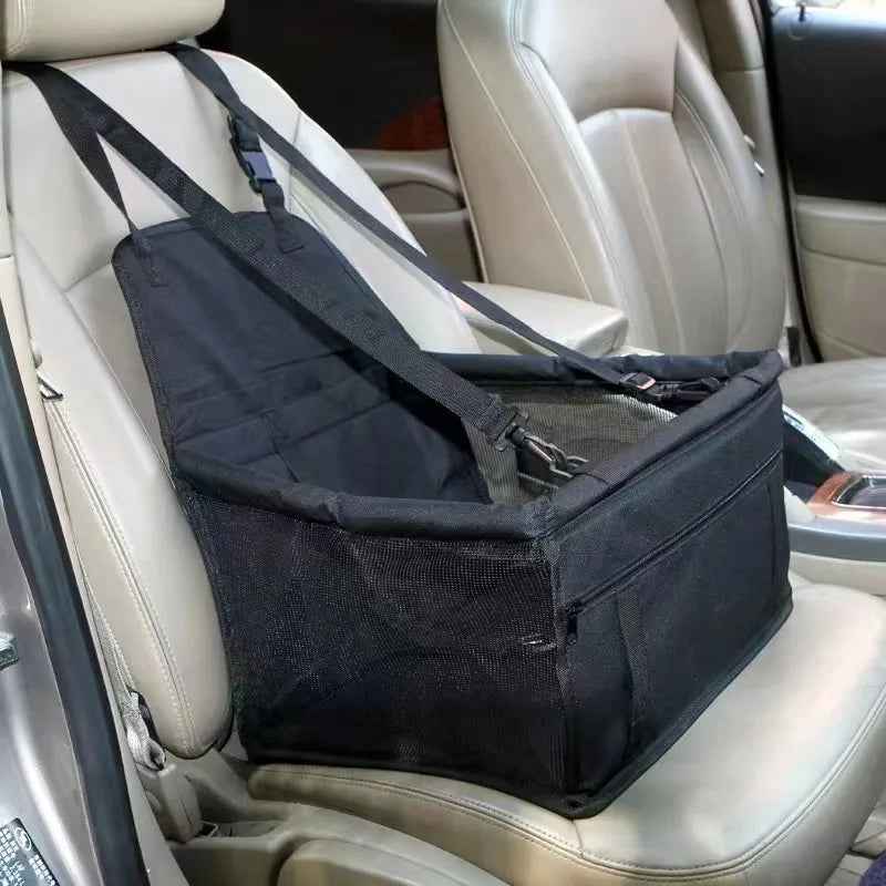 Foldable Dog Car Seat Cover: Secure Travel Hammock