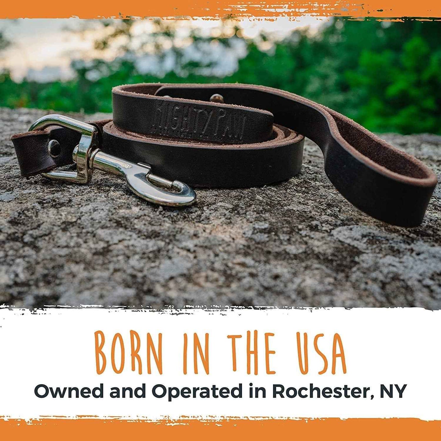 Genuine Leather Dog Leash - Durable, Stylish & All-Size Fit