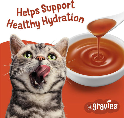 Friskies Roasted Chicken Cat Treats Pack - Gravy Pouches - HuckMB Pet Supply