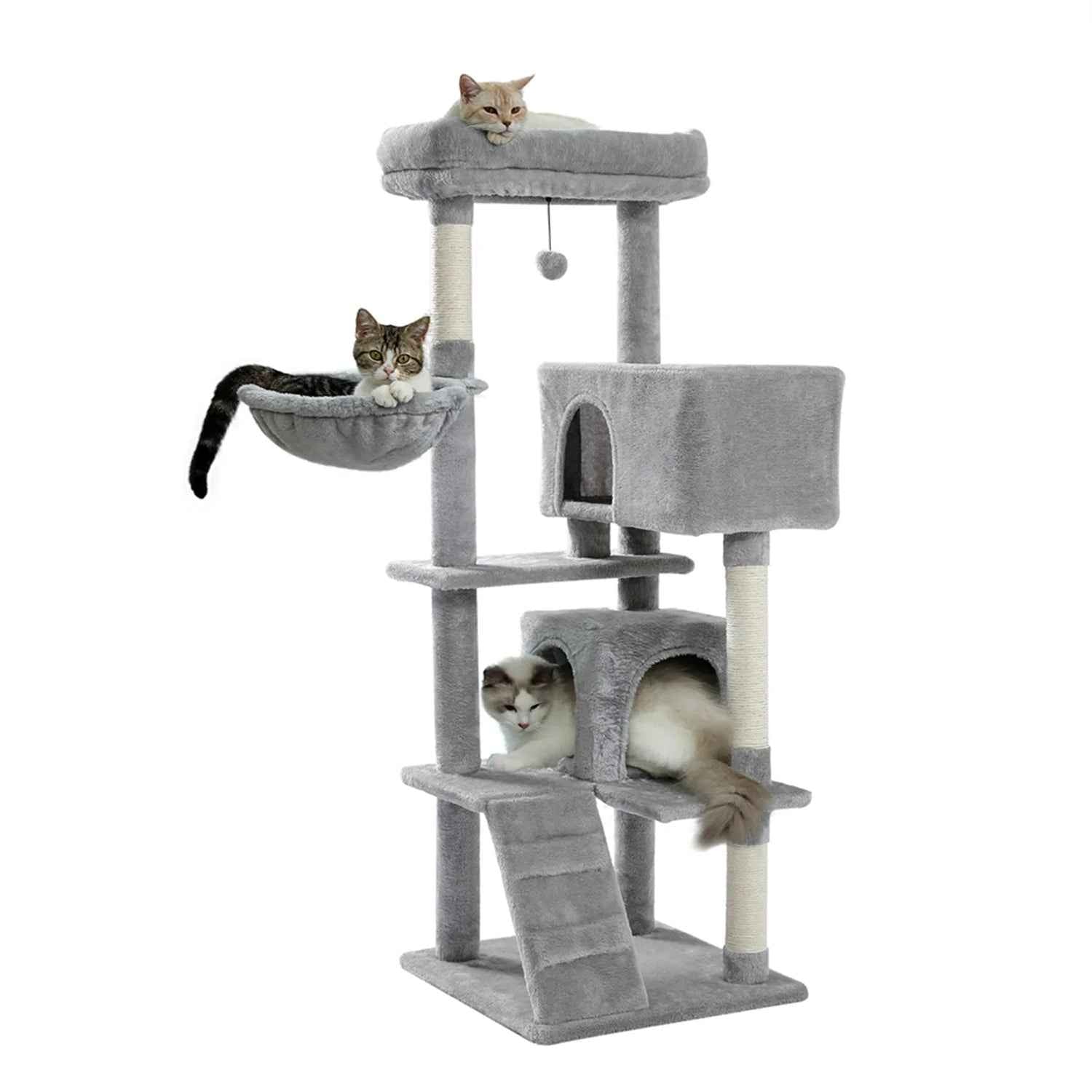 Large Cat Tree with Scratching Posts
