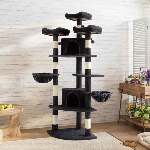 Corner Cat Tree Space Saver Indoor Cats