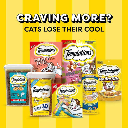 Temptations Chicken Cat Treats - Crunchy & Soft Delights