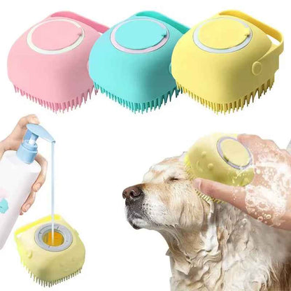 FurEase Spa Brush for Pets Bath Time
