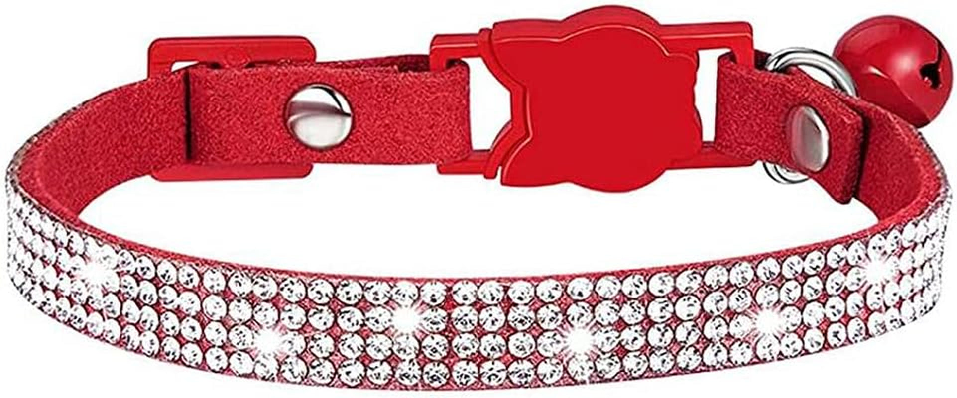 Velvet Rhinestone Pet Collar: Bling & Comfort - HuckMB Pet Supply