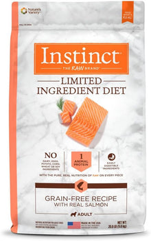 Instinct Grain-Free Salmon Dog Food, 20lb - Ingredient Diet - HuckMB Pet Supply