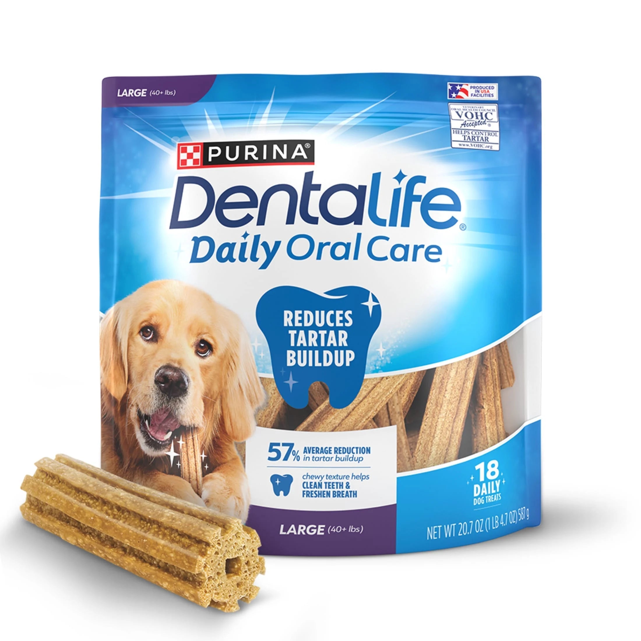 Purina DentaLife Dog Dental Chews Clean Teeth Large Breed - HuckMB Pet Supply