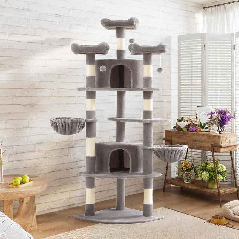 Corner Cat Tree Space Saver Indoor Cats