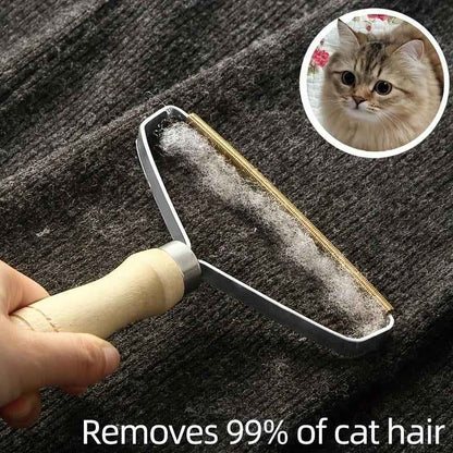 Eco-Friendly Pet Hairbrush Wooden Handle