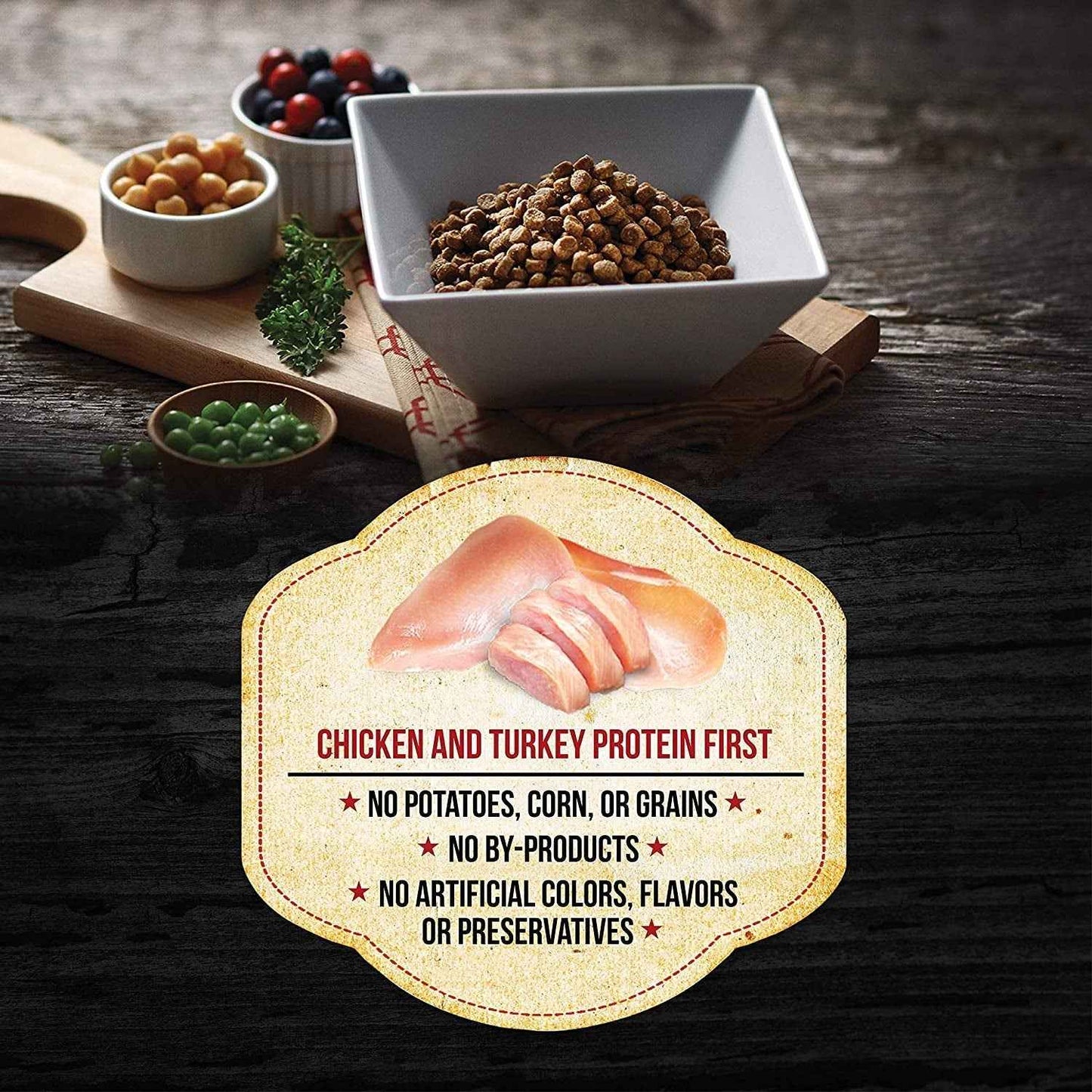 Fussie Cat Grain-Free Chicken & Turkey Dry Food 10Lb