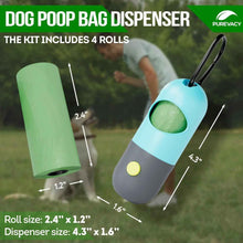 Dog Poop Bag Dispenser with Flashlight