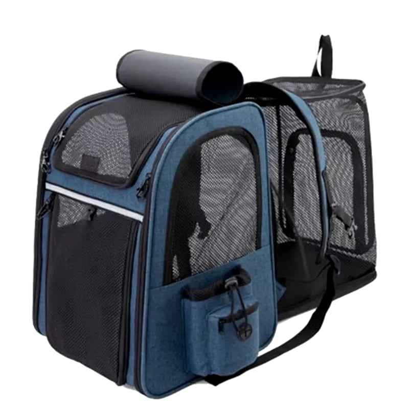Durable Expandable Pet Backpack for Travel & Adventures