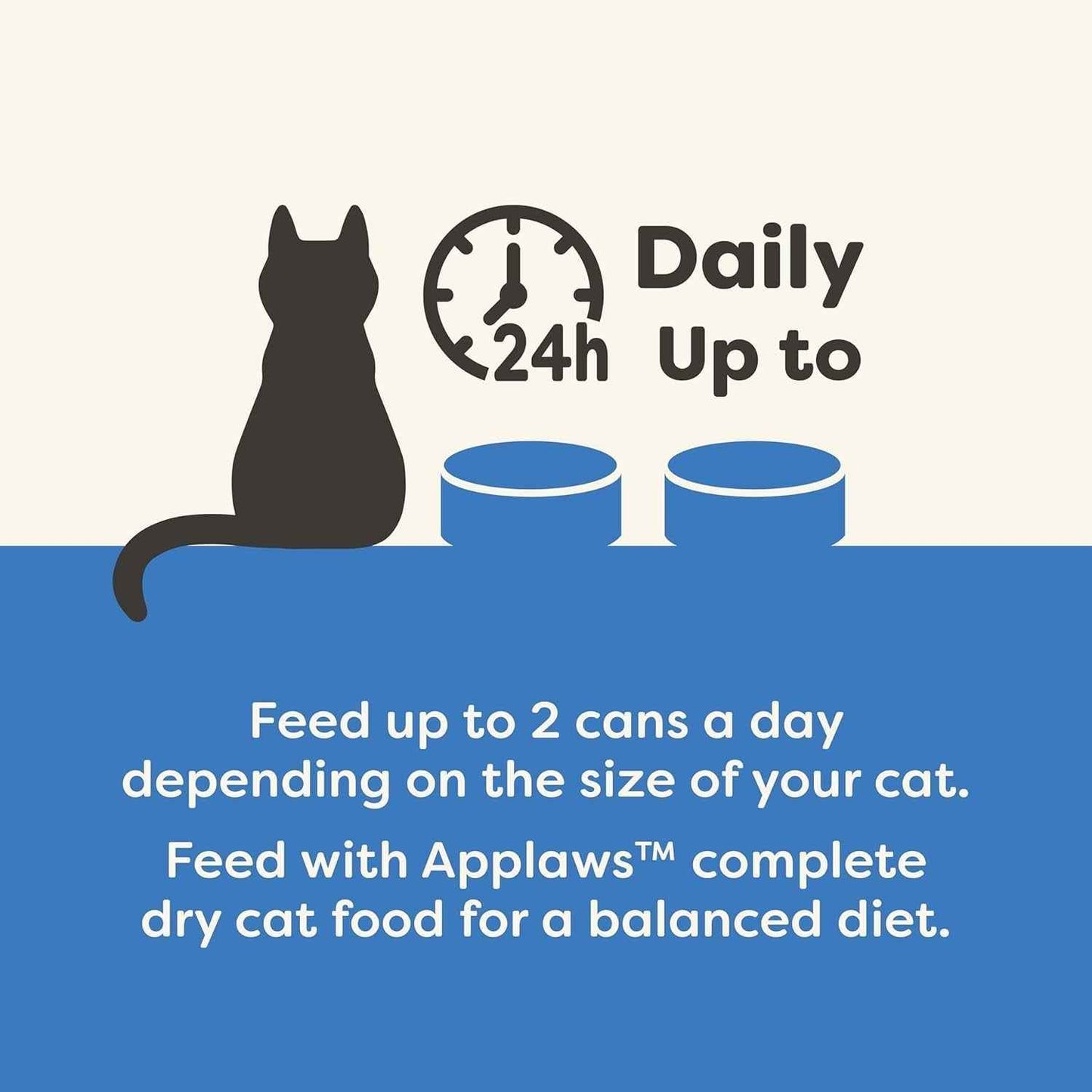 Applaws Tuna Fillet Wet Cat Food - Natural Ingredients, 24