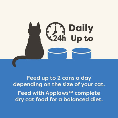 Applaws Tuna Fillet Wet Cat Food - Natural Ingredients, 24