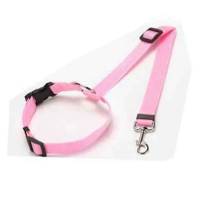 SafeRide DuoLeash: 2-in-1 Dog Car Seat Belt & Walking Leash