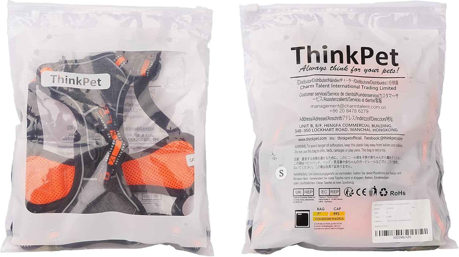 No Choke Dog Harness: Step-In, Escape-Proof for Large Dogs