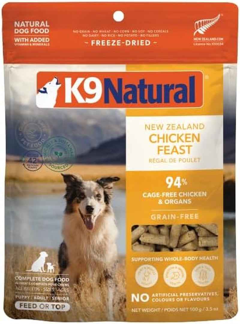 K9 Natural Grain Free Freeze Dried Dog Topper - Chicken