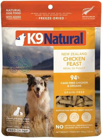 K9 Natural Grain Free Freeze Dried Dog Topper - Chicken