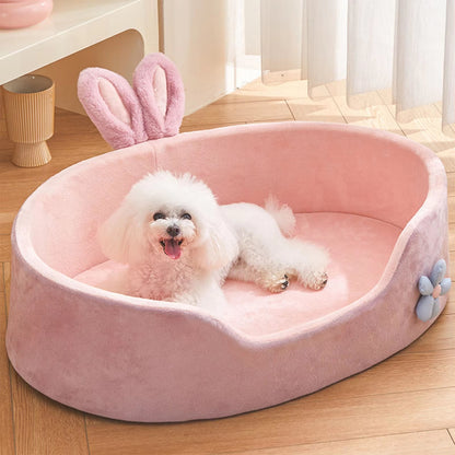 Detachable Washable Pet Bed for Dogs and Cats Season Comfort - HuckMB Pet Supply