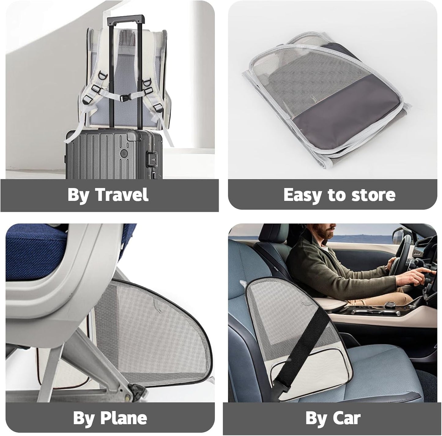 Airline Approved Pet Carrier Backpack -Ventilated for Travel - HuckMB Pet Supply