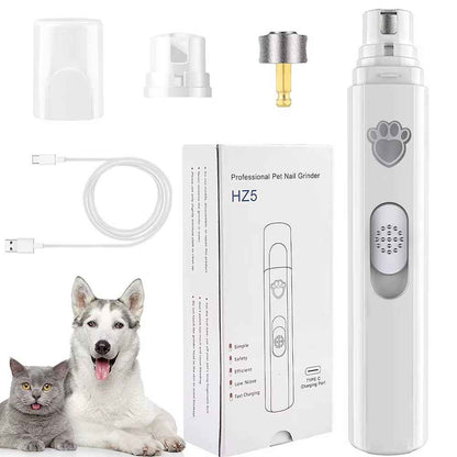USB Electric Dog Nail Grinder: Painless, Rechargeable