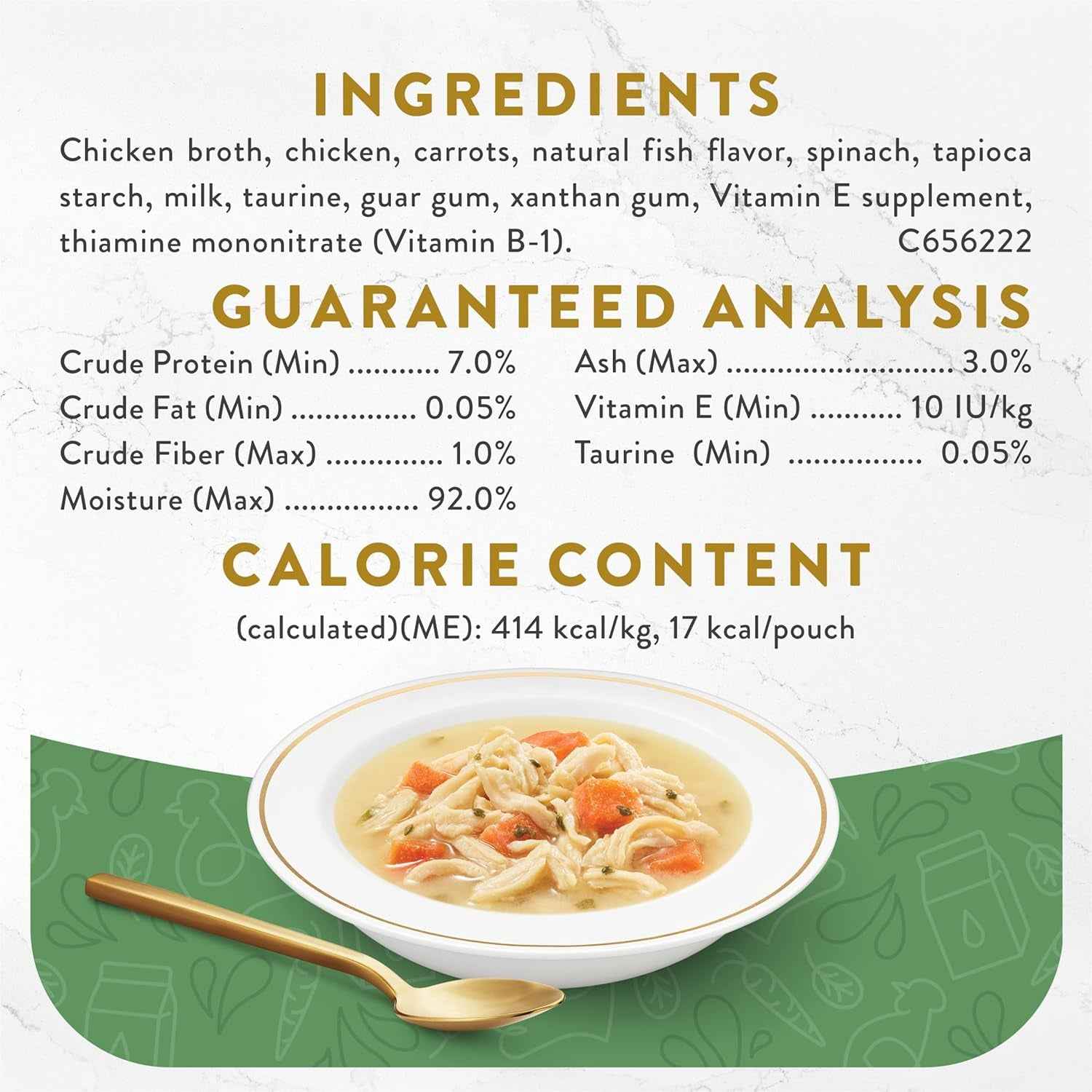 Purina Fancy Feast Senior Cat Broth Toppers White Chicken