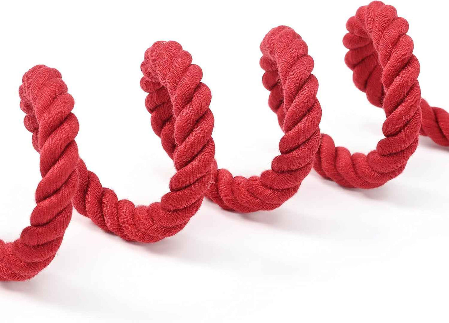 Braided Cotton Dog Leash - Durable & Stylish for Large Dogs