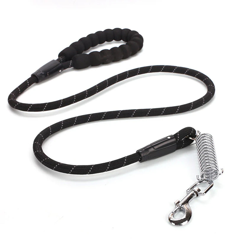 Pet Leash Reflective Nylon Spring Safety Tether Loop Rope - HuckMB Pet Supply